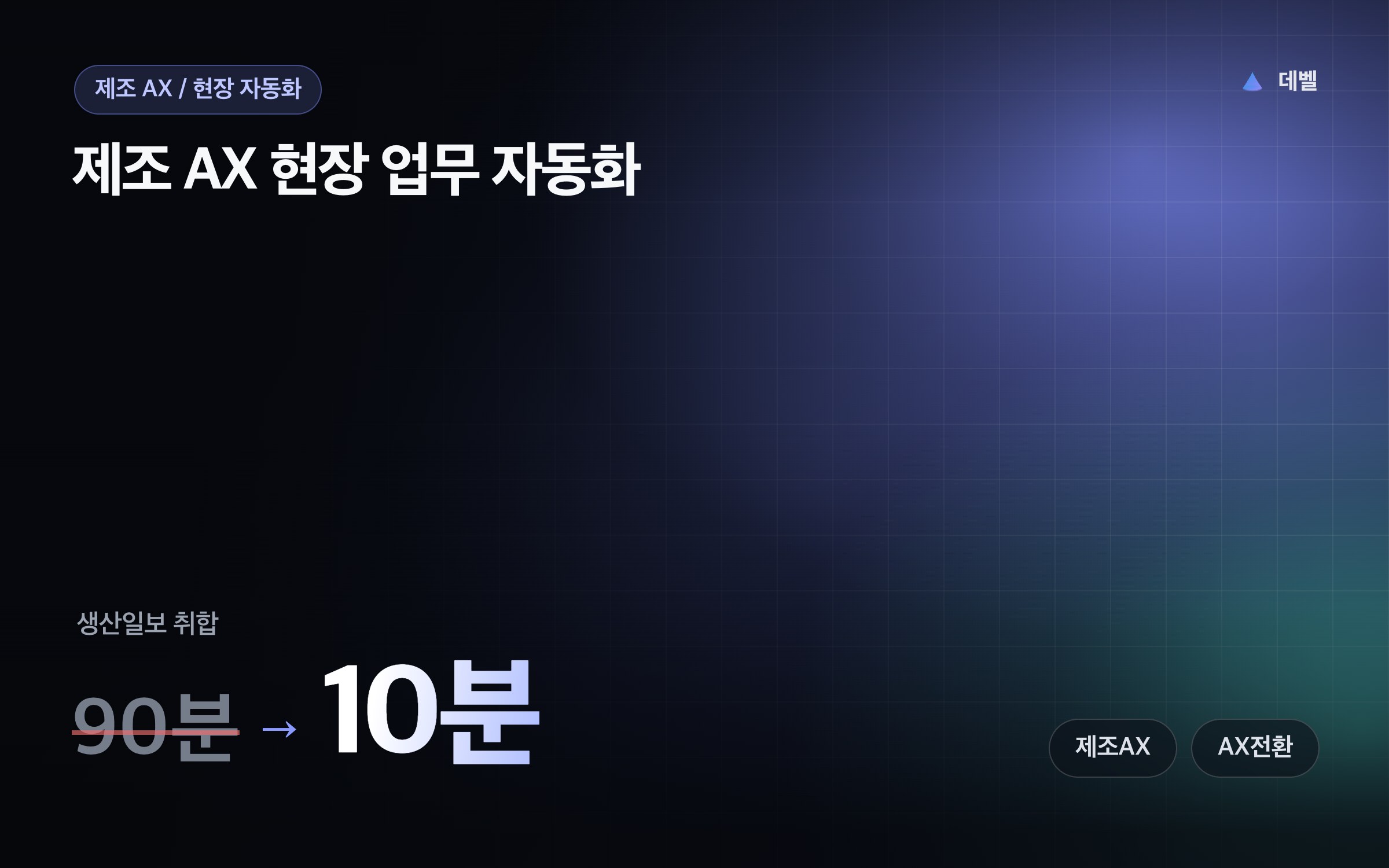 제조 AX 현장 업무 자동화