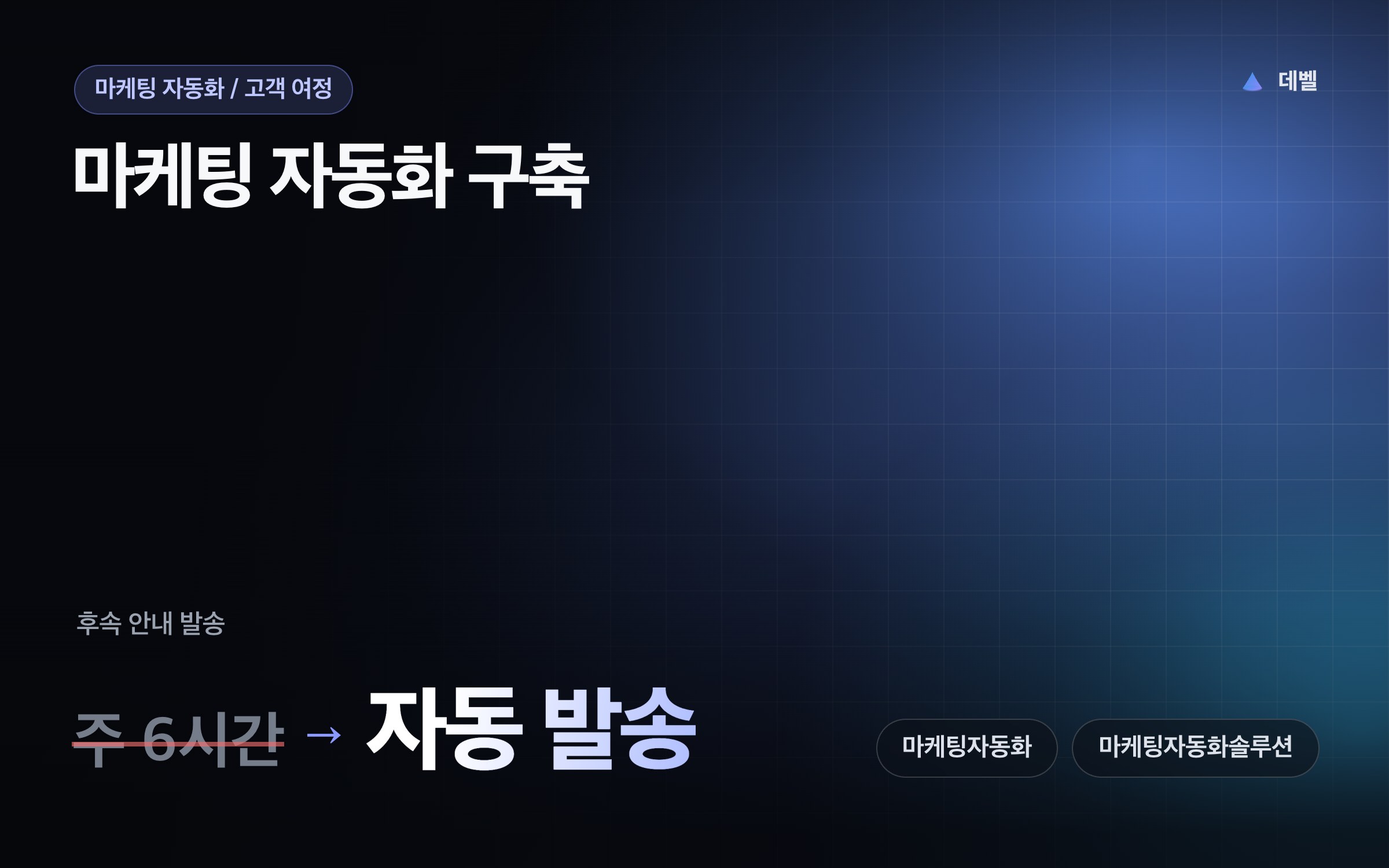 마케팅 자동화 구축